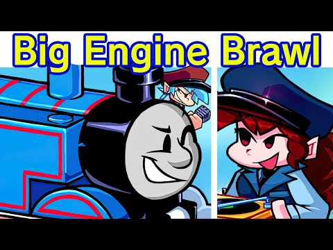 Friday Night Funkin' VS Thomas & Friends | Big Engine Brawl FULL WEEK + Cutscene (FNF Mod/Train)