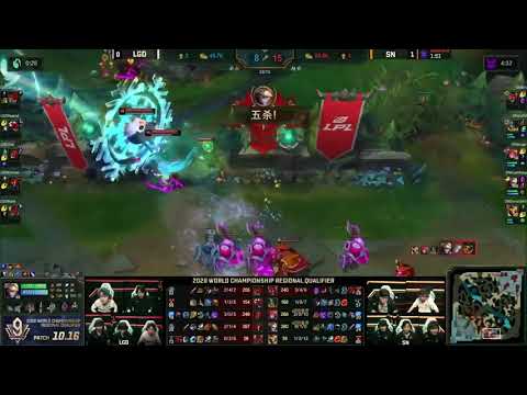 SN Huanfeng(Ezreal) Pentakill | LPL Regional Finals 2020 Suning