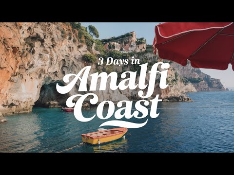 3 DAYS IN AMALFI COAST , Italy , 8K New Video , Perfect Itinerary