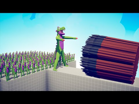 100x DINOSAUR + GIANT vs EVERY GOD - TABS | Totally Accurate Battle Simulator 2023