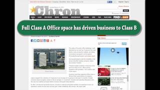 preview picture of video 'Houston Office Rents to drop this year? (Houston Chronicle Response)'