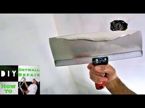 How to touch up a skim coat before sanding skim coated walls Video