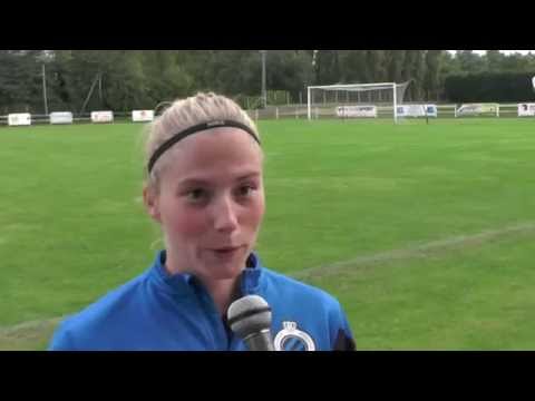 Jana Coryn na Arras-Club Brugge op 15 08 2014 in Isbergues