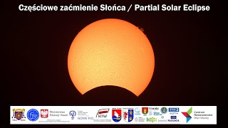 Częściowe zaćmienie Słońca / Partial Solar Eclipse - on-line live - wtorek 25.11 godzina 11:00