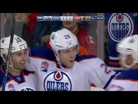 Game Recap: EDM 5, CGY 3 ★ Oct 14, 2016