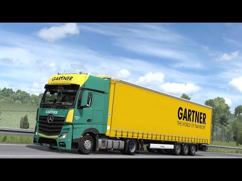 ETS 2 Open Beta 1.36 Mercedes Actros MP4 1845 Magdeburg - Bremen