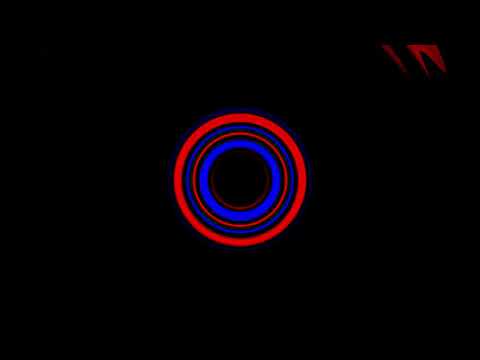 Club Visuals - Rings and Ripples Red / Blue
