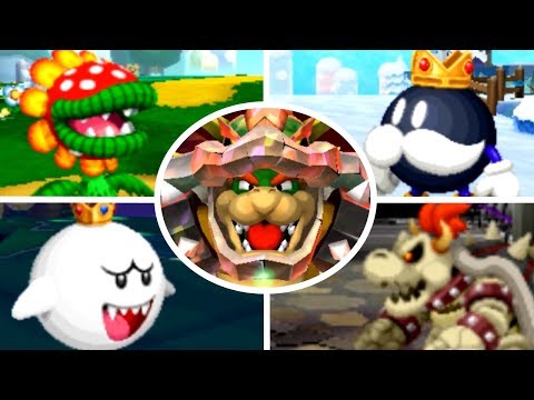 Mario & Luigi: Paper Jam - All Bosses (No Damage)