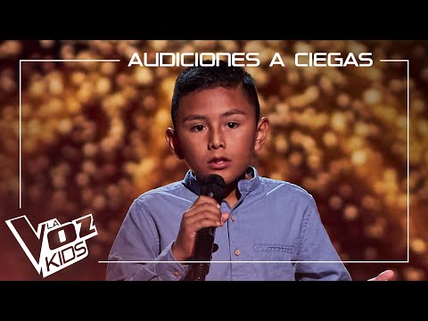 Arón Góngora canta "La Gloria de Dios" | Audiciones a ciegas | La Voz Kids Antena 3 2024