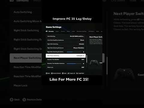 How to get rid of lag and delay in FC 25 #fifa #fc25 #fc24 #football #soccer