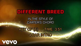 Carter&#39;s Chord - Different Breed (Karaoke)