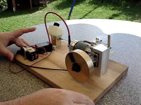 Stationärmotor, Eigenbau 10 ccm Viertaktmotor