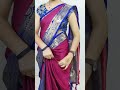 New Lates Silk Saree Wearing Saree Drape Sareewearing Fashion Dollydraping