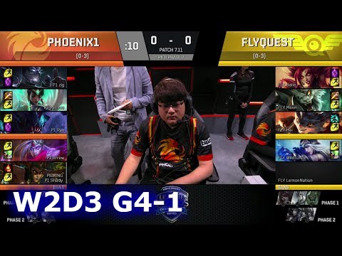Phoenix1 vs FlyQuest | Game 1 S7 NA LCS Summer 2017 Week 2 Day 3 | P1 vs FLY G1 W2D3