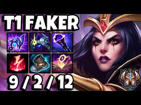 T1 Faker Leblanc MID vs Lissandra - Patch 11.17 Korea Challenger ✅