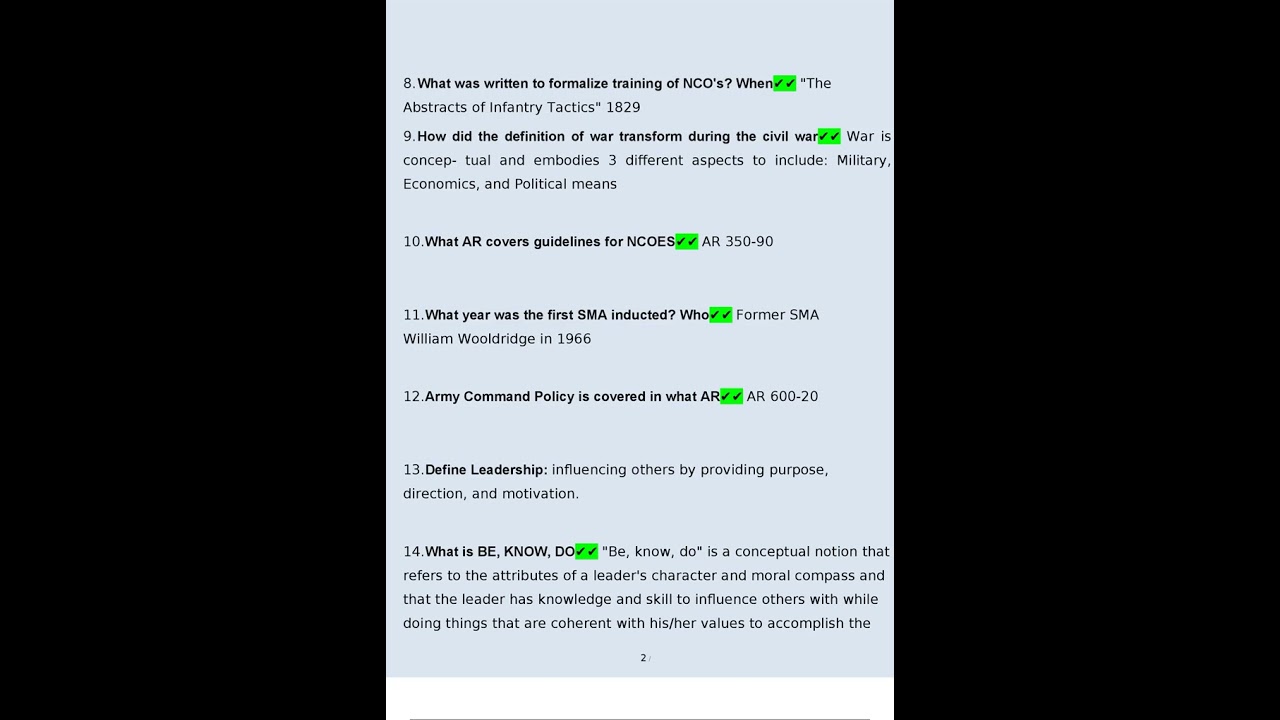 U S  Army E 5 Promotion Board Questions and Answers 2025  100% Correct Verified Answers