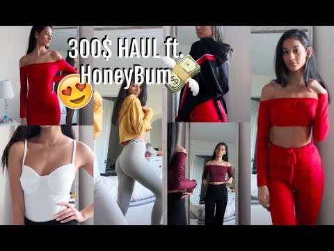 300$ FALL TRY-ON HAUL!! ft. HoneyBum