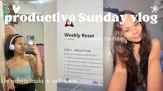 productive day in my life || life admin day, errands, reset