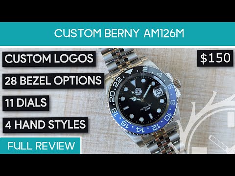 Custom Berny Dive watch   Full review