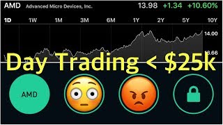 ✅Robinhood App Pattern Day Trader | Day Trading Stocks with Less Than $25k in RobinhoodApp [Part 1]