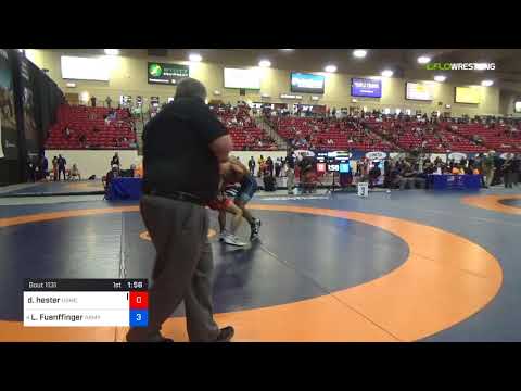 2018 Marine Corps US Open/Senior Men's Greco-Roman 60 Quarters - Devin Hester (USMC) Vs. Leslie Fu