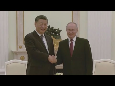 Putin welcomes China's Xi to Kremlin amid Ukraine war