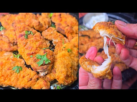 Healthy ifthar crisp chicken tenders ramadan special recipes | chicken strips |chicken fillet recipe