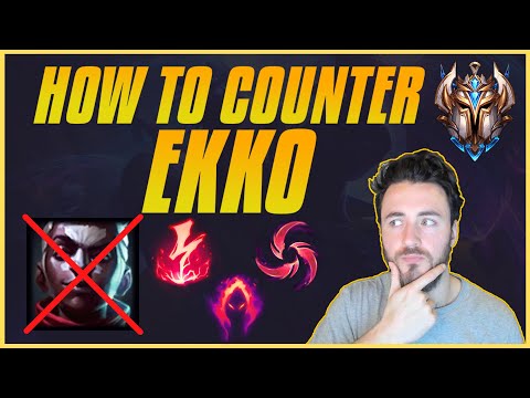 HOW TO COUNTER EKKO : Laning Tips + Most Common Mistakes + Using Examples