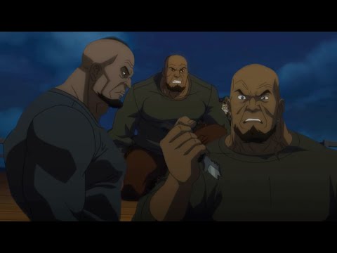 Unnamed Bar Patron - All Scenes (JL: Throne of Atlantis)