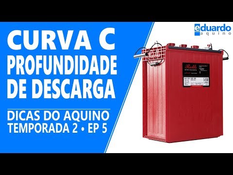 Profundidade de Descarga e Curva de Descarga em Bateria Estacionária