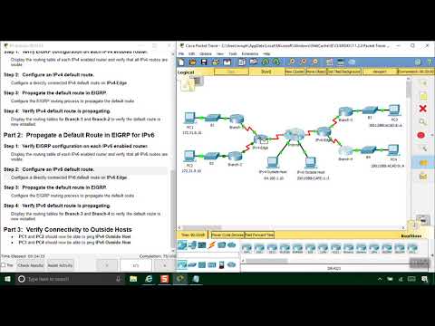 Propagating a Default Route in EIGRP for IPv4 and IPv6 2