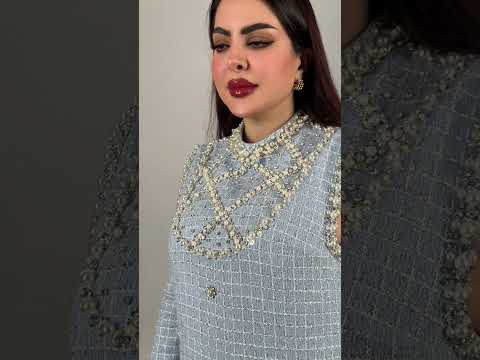 فستان الأناقة اللؤلؤي 