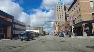 Driving Through Downtown Erie, Pennsylvania - [4K Tour]