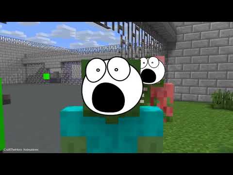 Monster School: JAILBREAK CHALLENGE - Minecraft Animation
