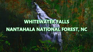 Whitewater Falls - Nantahala National Forest, North Carolina //4K  Drone // DJI Mavic Pro 2. Footage