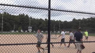 preview picture of video 'Recreational slow-pitch softball games on 9/13/14'