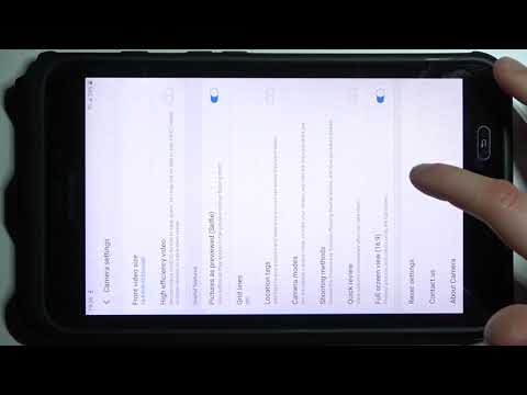 How to Reset Camera Settings on SAMSUNG Galaxy Tab Active2 - Restore Camera Settings