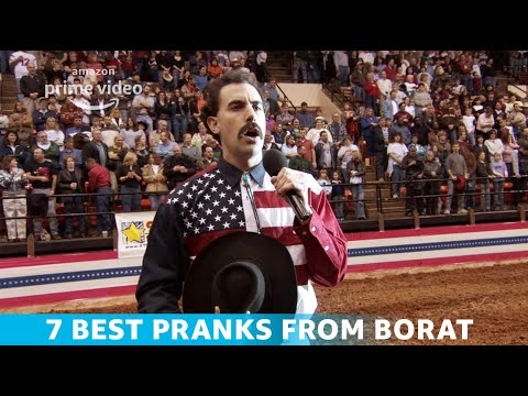 7 Best Pranks from Borat | Sacha Boran Cohan | Amazon Prime Video