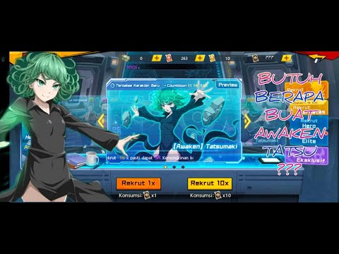 NEKAT GACHA AWAKEN TATSUMAKI DI OPM, MODAL HOKI HARIAN!!!