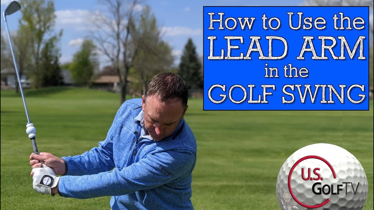 How to Use the LEAD ARM IN GOLF SWING (Pro Method vs Vertical Line Golf Swing)