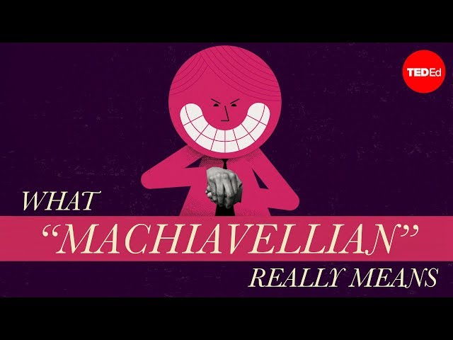 英语中machiavellian的视频发音