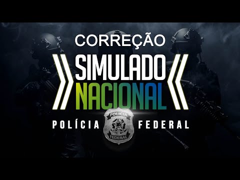 Correção Simulado Nacional Polícia Federal 2025