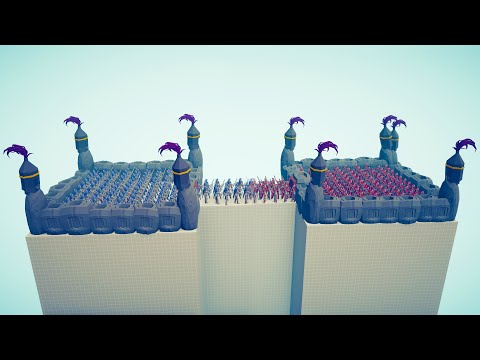 TWO CASTLES AT WAR - Totally Accurate Battle Simulator TABS