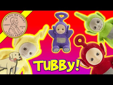 Teletubbies 20th Anniversary Plush TV Series Laa-Laa - Po - Tinky Winky & Dipsy Video