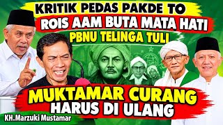 Download lagu KH. Marzuki Mustamar: 'THE RIGGED CONFERENCE MUST BE REPEATED' mp3