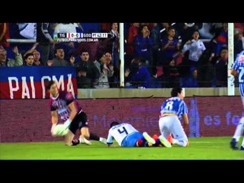 Gol de Luna. Tigre 1 - Godoy Cruz 0. Fecha 23. Primera División 2015. FPT