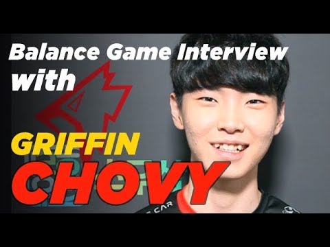 Balance Game with GRF Chovy: Who would he rather save from drowning, Sword or Lehends?