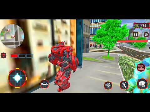 Grand Robot Car Transform 3D Shoot Game (By Grand Superhero Games) - Android Gameplay