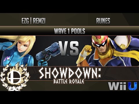 Showdown Battle Royale WAVE 1 POOLS - EZG | Remzi (Zero Suit Samus) vs Runes (Falcon)