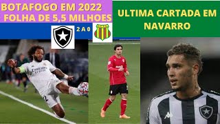 MAIS UMA CARTADA EM NAVARRO,BOTAFOGO VAI TER FOLHA DE 5,5 MILHOES ANO QUE VEM